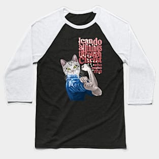 Mew Can Do All Things Baseball T-Shirt